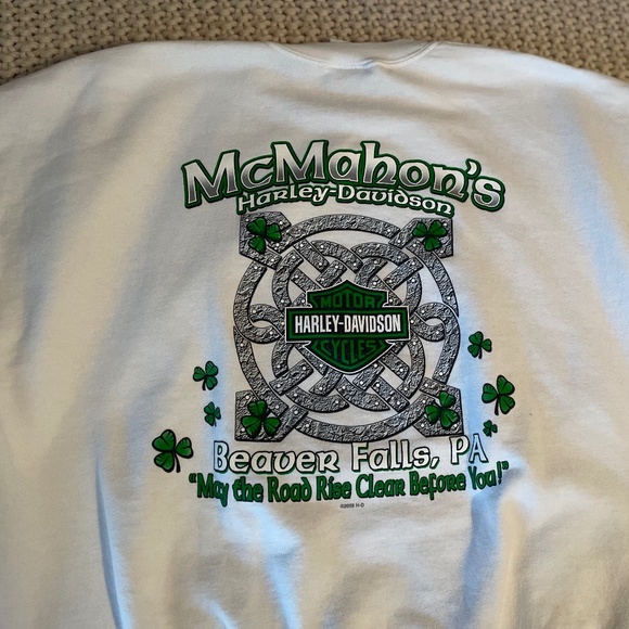 Harley-Davidson Crewneck Sweatshirt – White – XXL - Picture 11 of 11